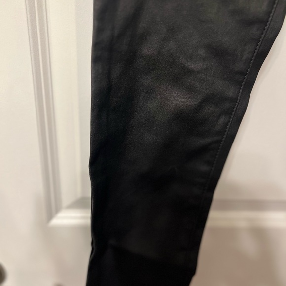 Caliente Skinny Faux Leather Pants - Black - Picture 6 of 7